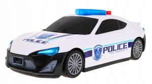Auto radiowóz Policja Rozkładana + autka Resoraki