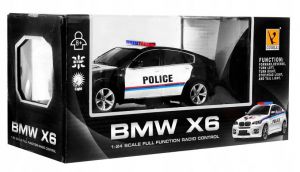 autko BMW X6 Pojazd zdalnie sterowany POLICJA R/C