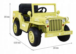 Wojskowy Pojazd Na Akumulator Auto Dla Dzieci jeep