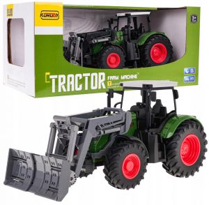 ZIELONY TRAKTOR ZE SPYCHEM