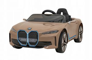 Autko BMW i4 Złoty + Wolny Start + EVA + Ekoskóra + Audio LED + Pilot