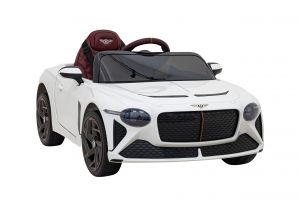 Autko Bentley Bacalar na akumulator dla dzieci Biały + Pilot + EVA