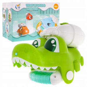 Pistolet wodny Krokodyl na rękę dla dzieci 18m+ Ręczna sikawka + Zabawka