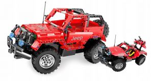 Autko Terenowe Jeep zdalnie sterowane Klocki R/C