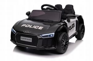 Samochód Elektryczny Dla dzieci AUTO Na Akumulator Audi R8 Pojazd Policja