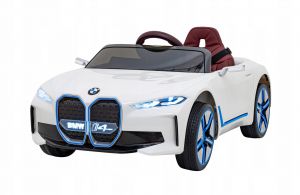 Autko BMW i4 akumulator Biały +Wolny Start +EVA+ Ekoskóra +Audio LED +Pilot
