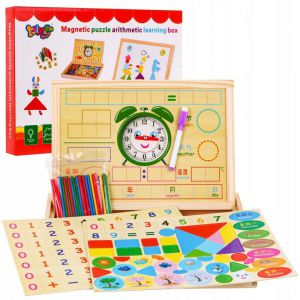 Tablica Magnetyczna zabawka z Drewna dla dzieci
